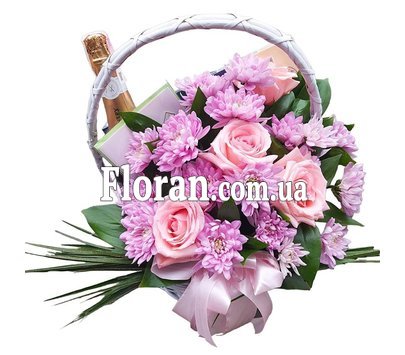 Candy and flower basket