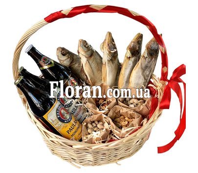 Корзина с пивом в подарок - код товара FL-1934.