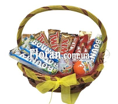 Chocolate bar basket