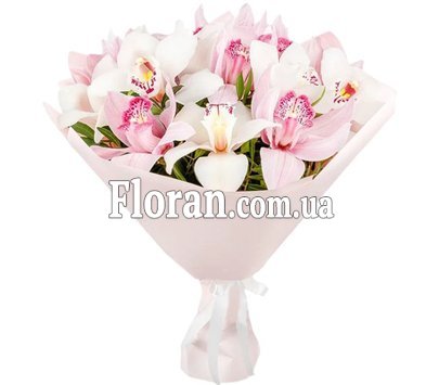 Beautiful bouquet of orchids