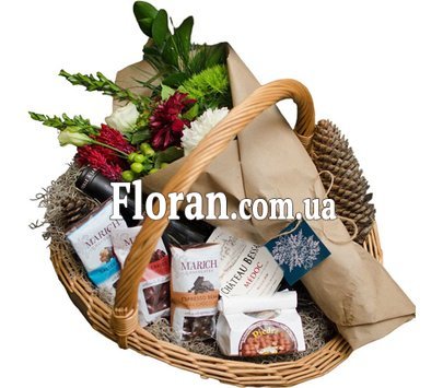 Мужская подарочная корзина - код товара FL-1944.