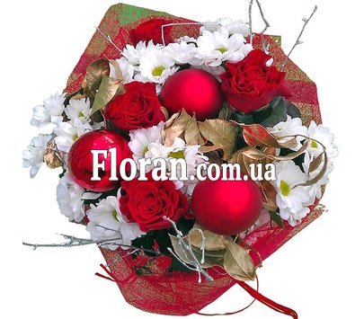 Невеликий новорічний букет