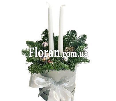Новорічна композиція з ялинки