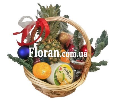 Новогодняя корзина для мужчины