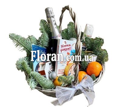 Новогодняя подарочная корзина для начальника