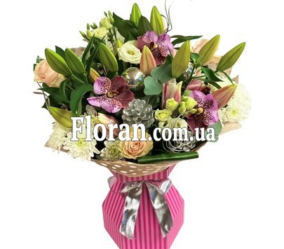 New Year's gift bouquet