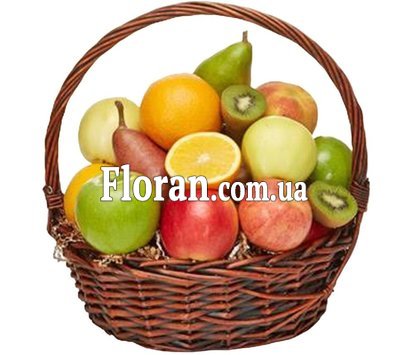 Подарок корзина фруктов