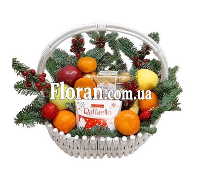 New Year's greeting basket
