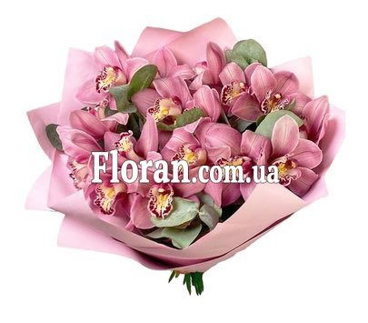 Вітальний букет орхідей