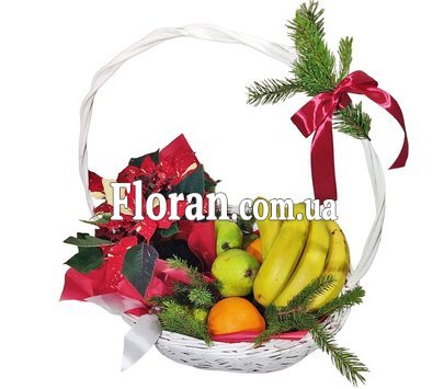 Святковий фруктовий кошик