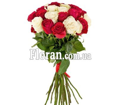 Простой букет роз