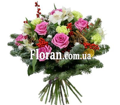 Romantic winter bouquet