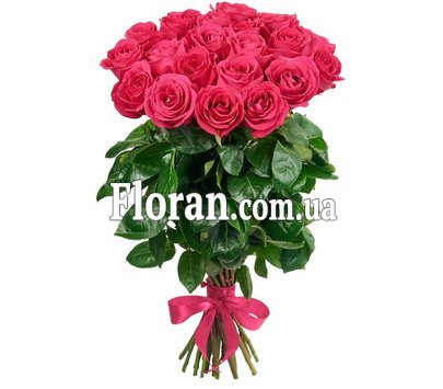 Розовые розы длинные