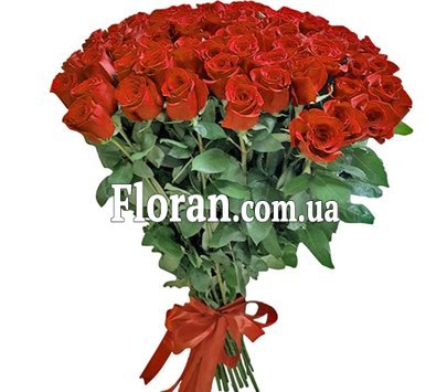 Roses on a long stem