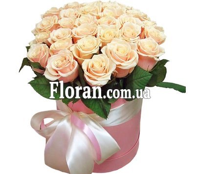 Капелюшна коробка з красивими трояндами