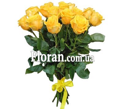 Желтая голландская роза