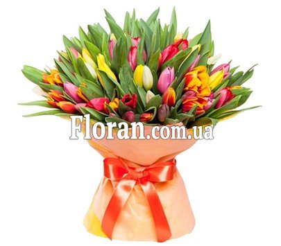 Large bright bouquet