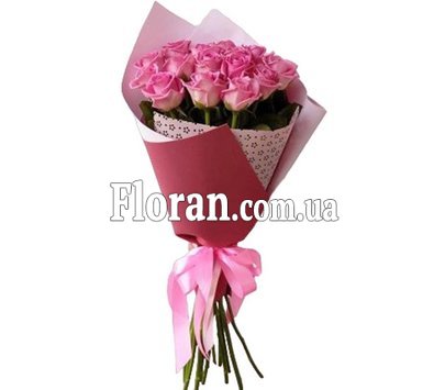 Bouquet of flowers pink roses