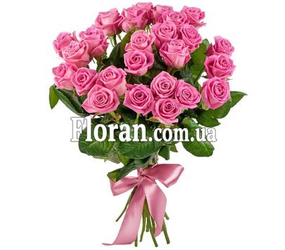 Букет из 25 розовых роз