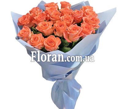 Букет из коралловых роз