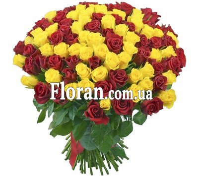 Букет із ста троянд