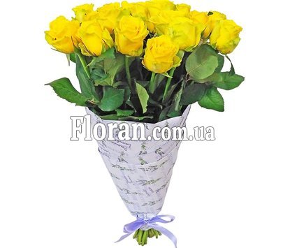 Букет из желтых роз