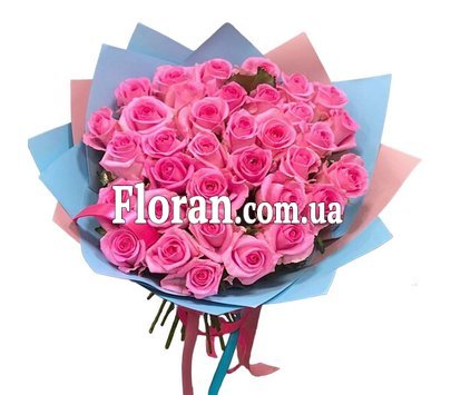 Букет роз 35 штук