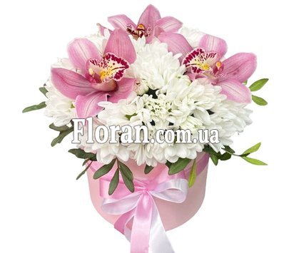 Коробочка ніжних квітів