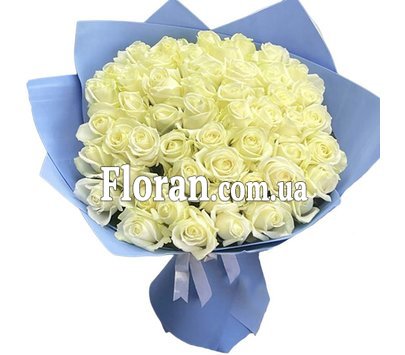 Багато білих троянд