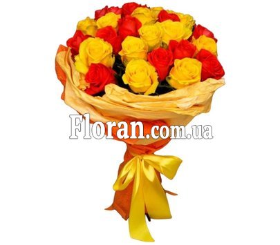 Необычный букет цветов