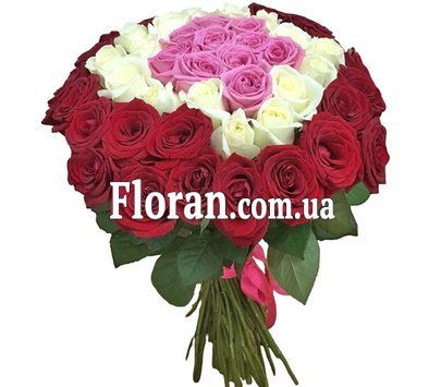 Незвичайний букет з троянд
