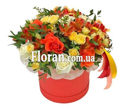 Осінній букет у коробці