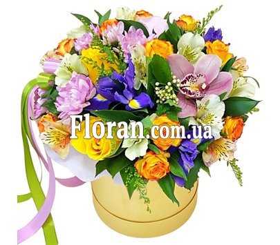 Осіння композиція у коробці