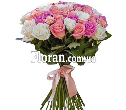 Збірний букет з троянд